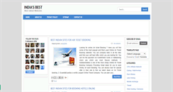 Desktop Screenshot of indiasbest.org