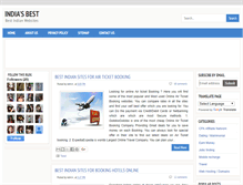 Tablet Screenshot of indiasbest.org